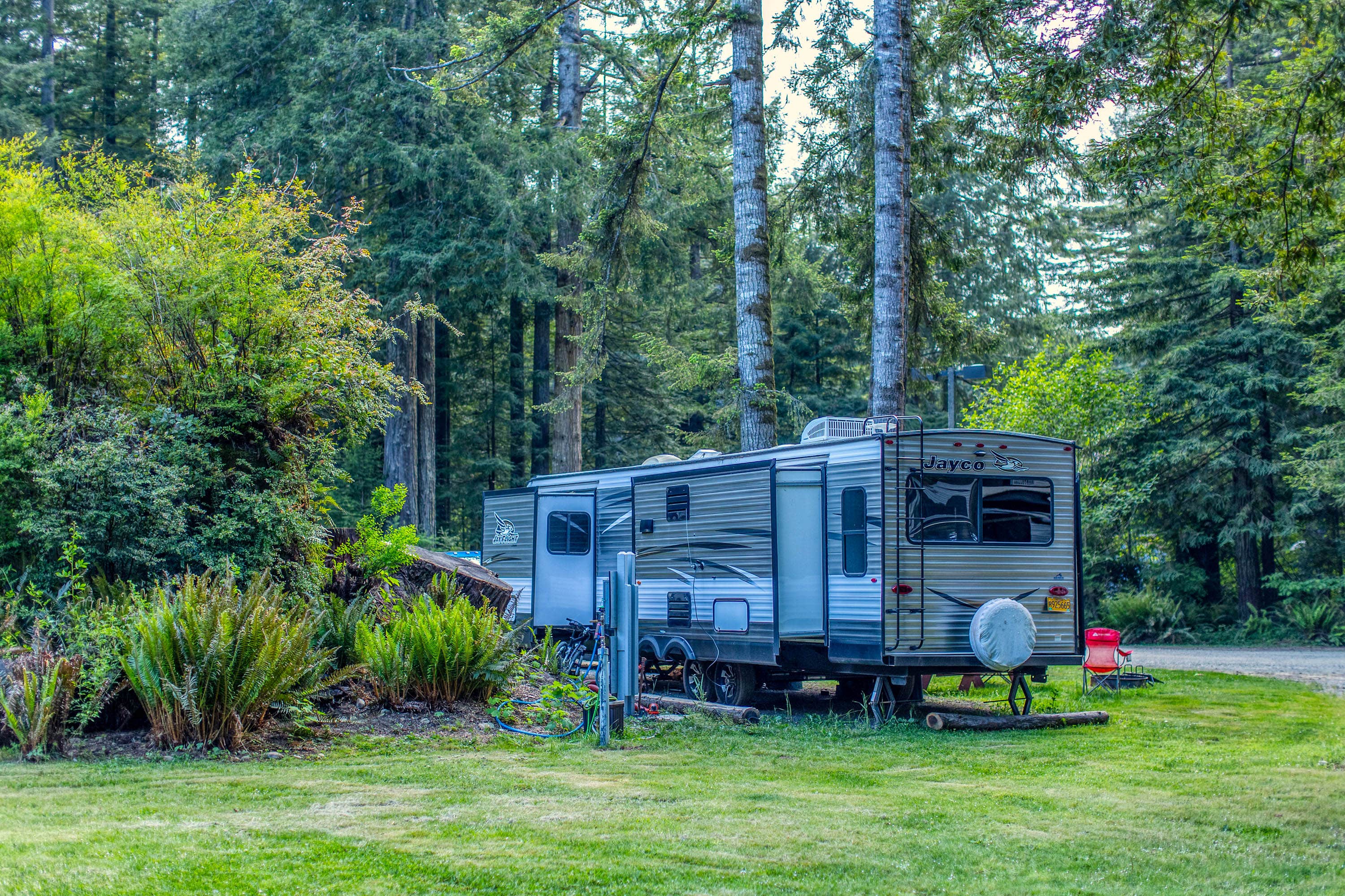 Horizon M.'s photo of rv camping at Ramblin' Redwoods Campground & RV Park near Smith River, CA