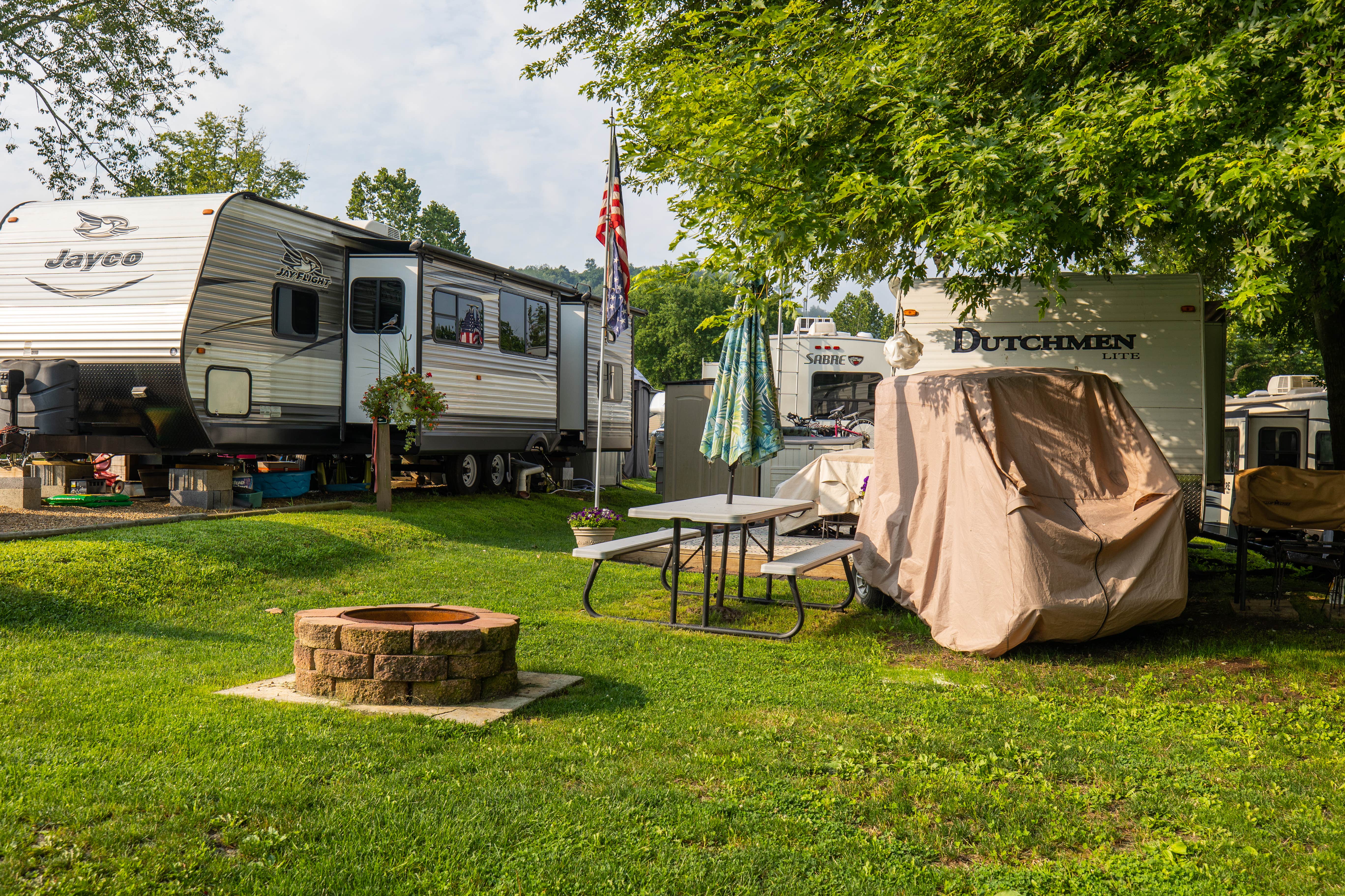 Horizon M.'s photo of rv camping at The Blue Canoe RV Resort near Normalville, PA