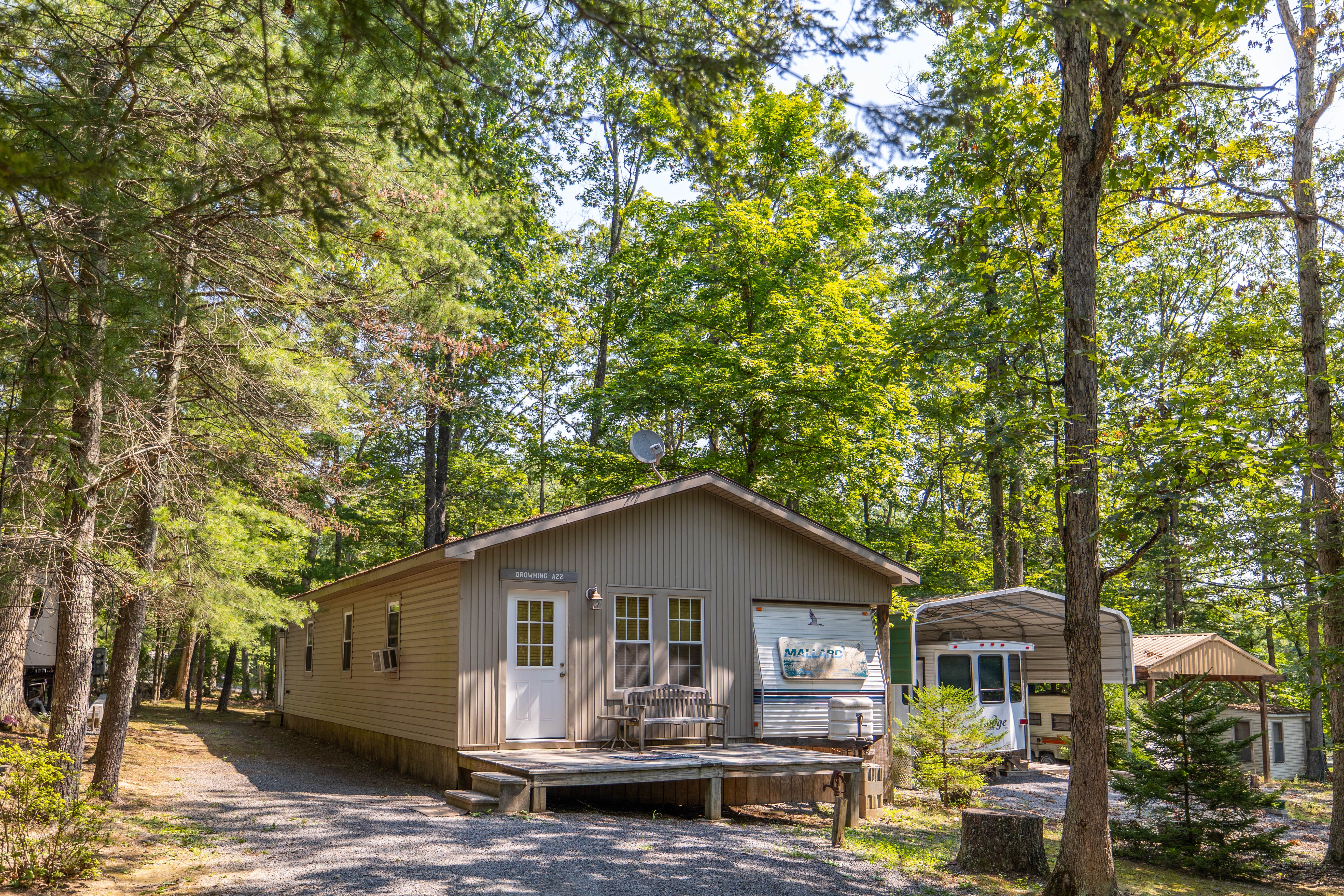 Horizon M.'s photo of a cabin at Rvino - Ridge Rider Campground, LLC near Flintstone, MD
