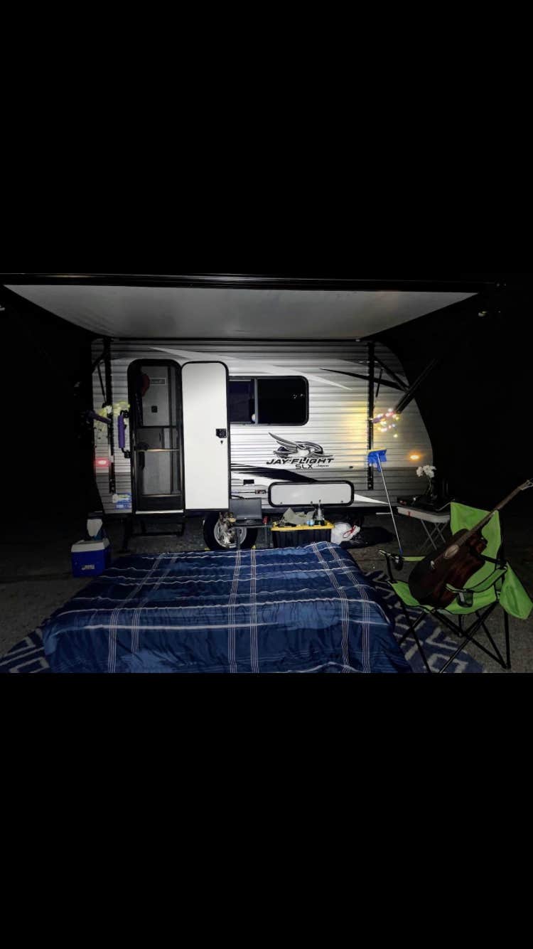 Bianca C.'s photo of rv camping at Medoc Mountain State Park Campground near Hollister, NC