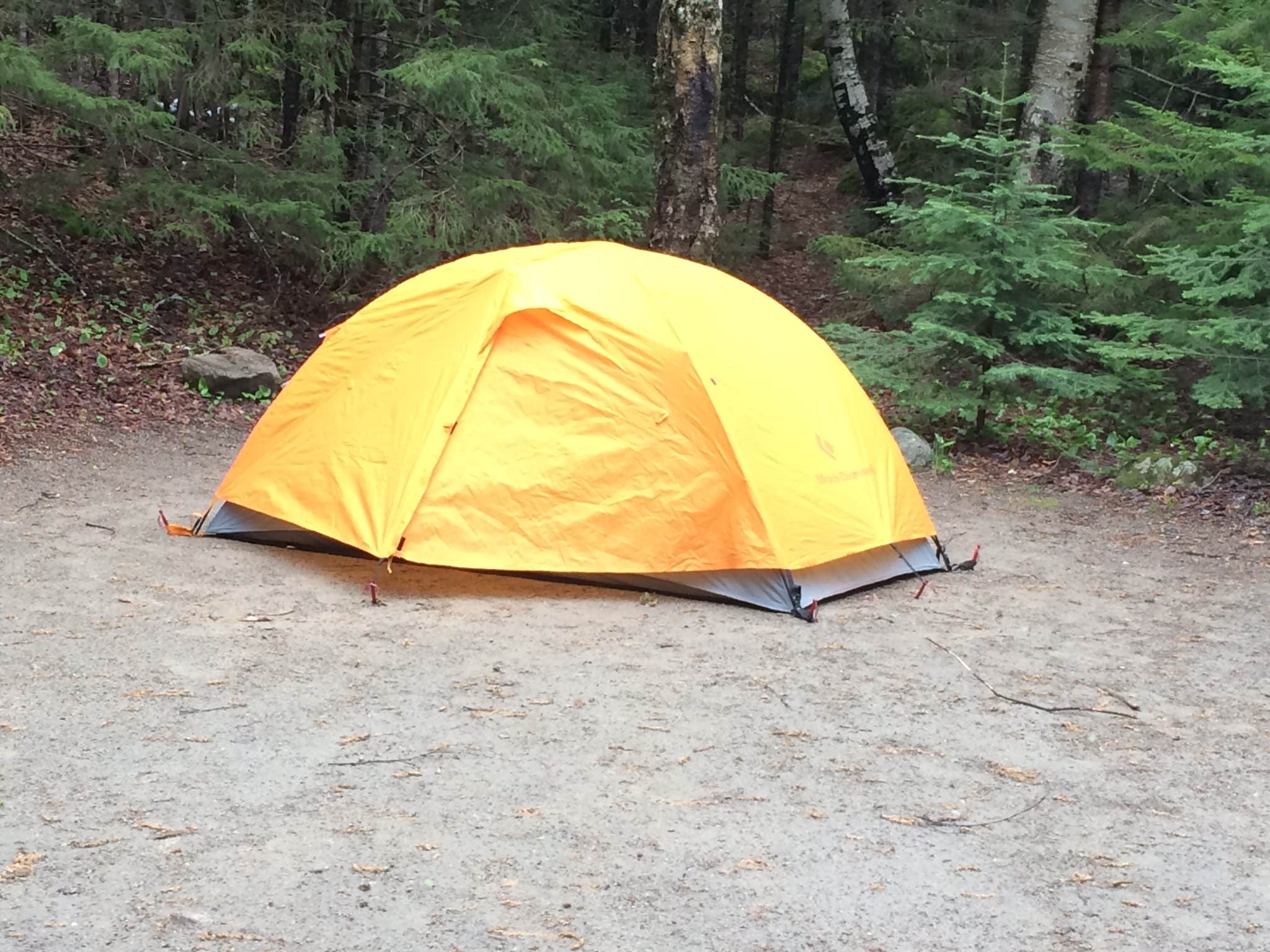 Kristin S.'s photo of tent camping at Katahdin Stream Campground — Baxter State Park near Frenchtown, ME