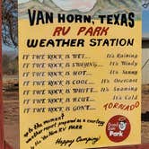 Review photo of Van Horn RV Park by HandL C., March 16, 2022