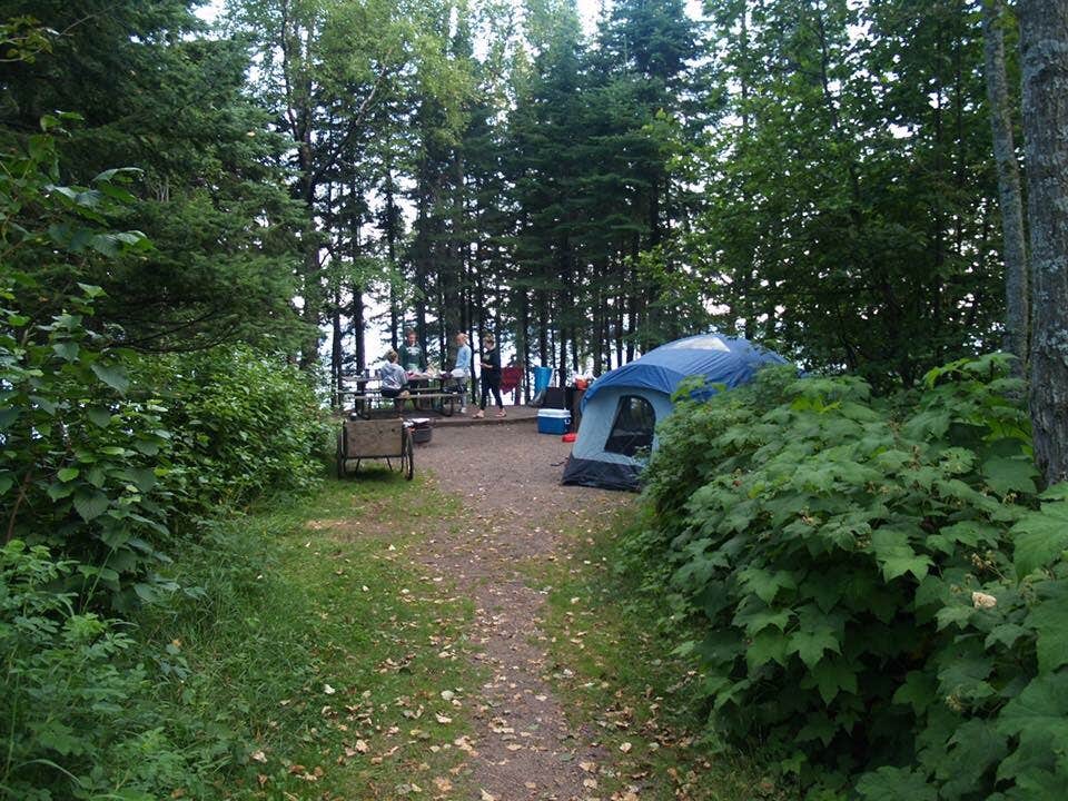 Camper submitted image from Baptism River Campground — Tettegouche State Park - 4