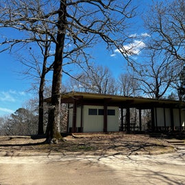 bathrooms and pavilion on the highest point