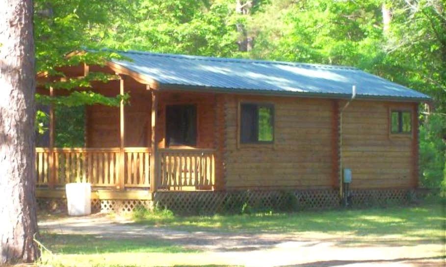Tanya B.'s photo of a cabin at At Ease Campground & Marina near Paradise Acres, GA