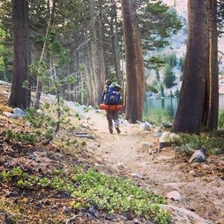 Camping near Agnew Meadows Group Camp: Garnet Lake, June Lake, California
