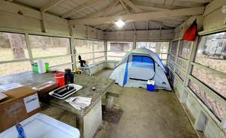 Ron V.'s photo of tent camping at Huntsville State Park Campground near Dodge, TX