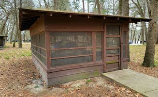 Ron V.'s photo of camping with pets at Huntsville State Park Campground near Sam Houston National Forest