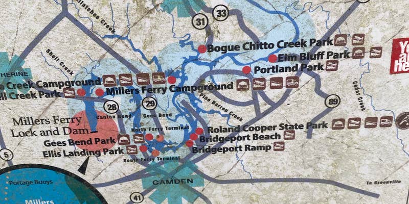 Camper submitted image from Elm Bluff Campground — Alabama River Lakes