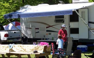 Debbie D.'s photo of rv camping at Bedford Creek Marina & Campground near Rodman, NY
