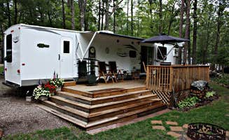 Debbie D.'s photo of rv camping at Bedford Creek Marina & Campground near Rodman, NY