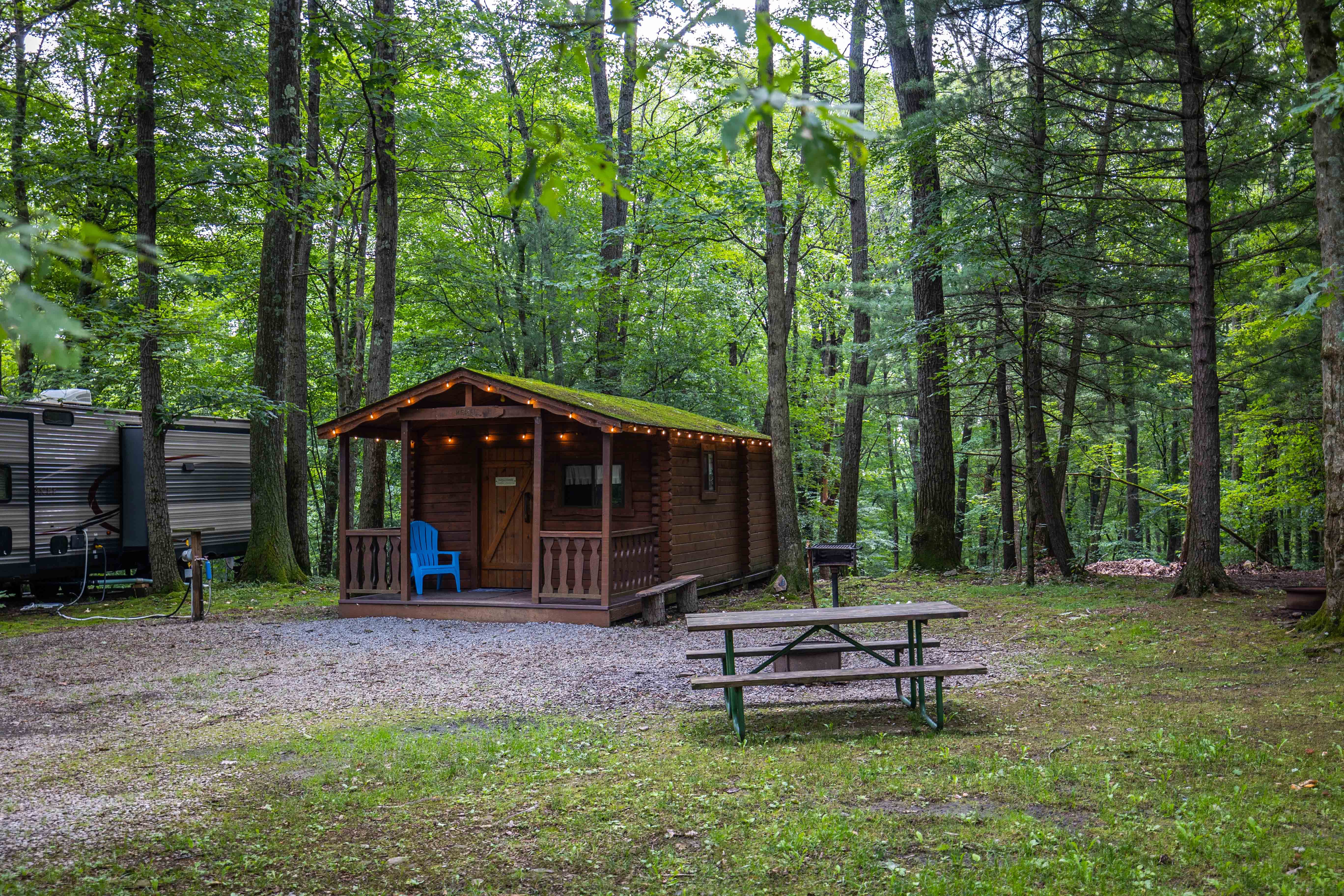 Horizon M.'s photo of glamping accommodations at Rvino - Campers Paradise near Olanta, PA