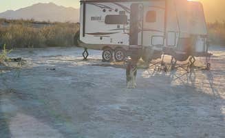 Cathy B.'s photo of camping with pets at Stewart’s Point Dispersed Camping — Lake Mead National Recreation Area near Mesquite, NV