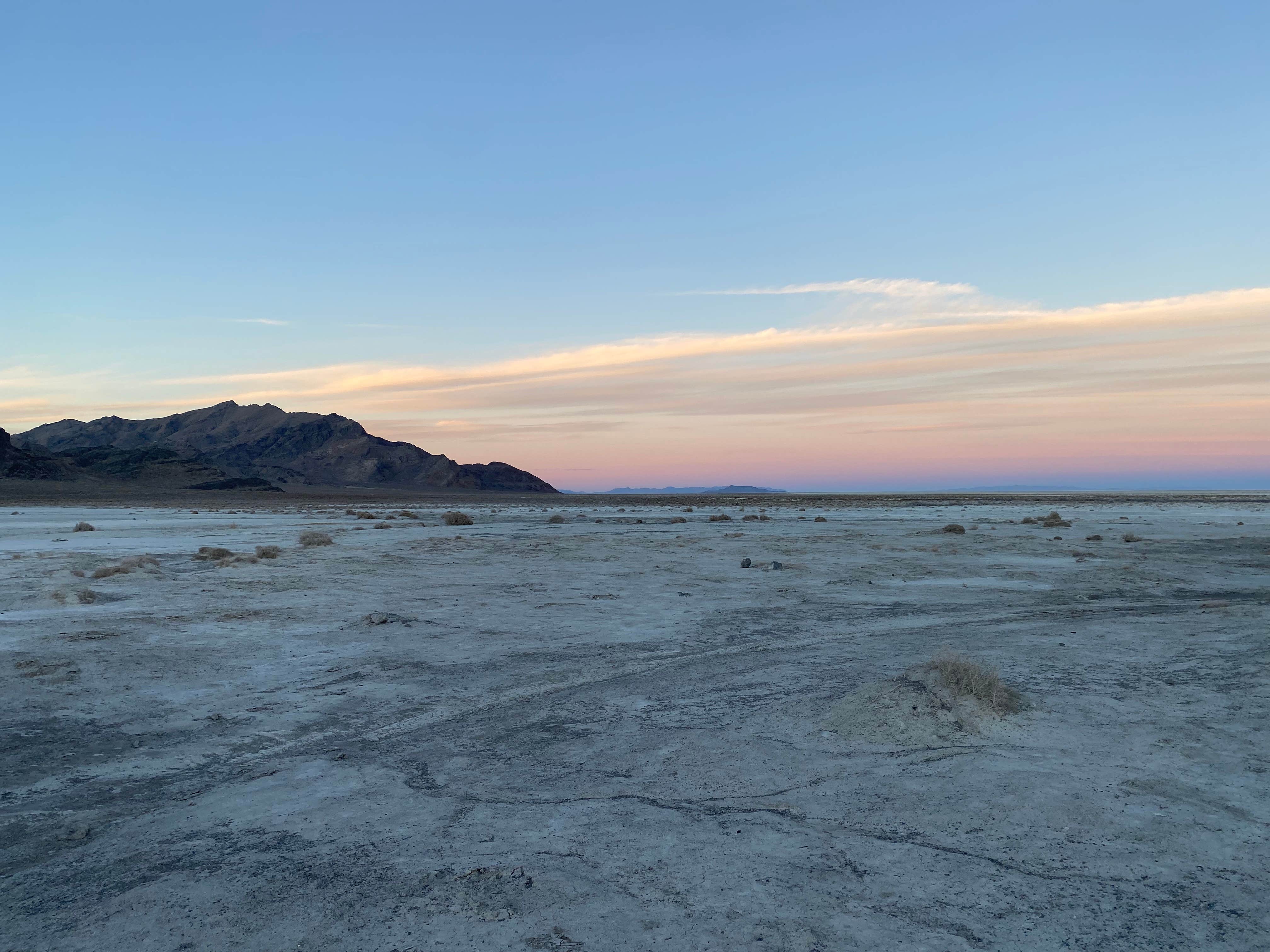 Taylor S.'s photo of a dispersed camping area at BLM by Salt Flats - Dispersed Site near West Wendover, NV