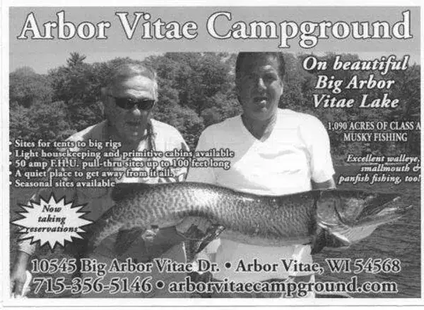 Camper-submitted photo at Arbor Vitae Campground near Irma, WI