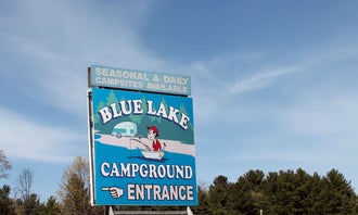 Camping near Coloma Camperland and Rough Cut Saloon: Blue Lake Campground, Briggsville, Wisconsin