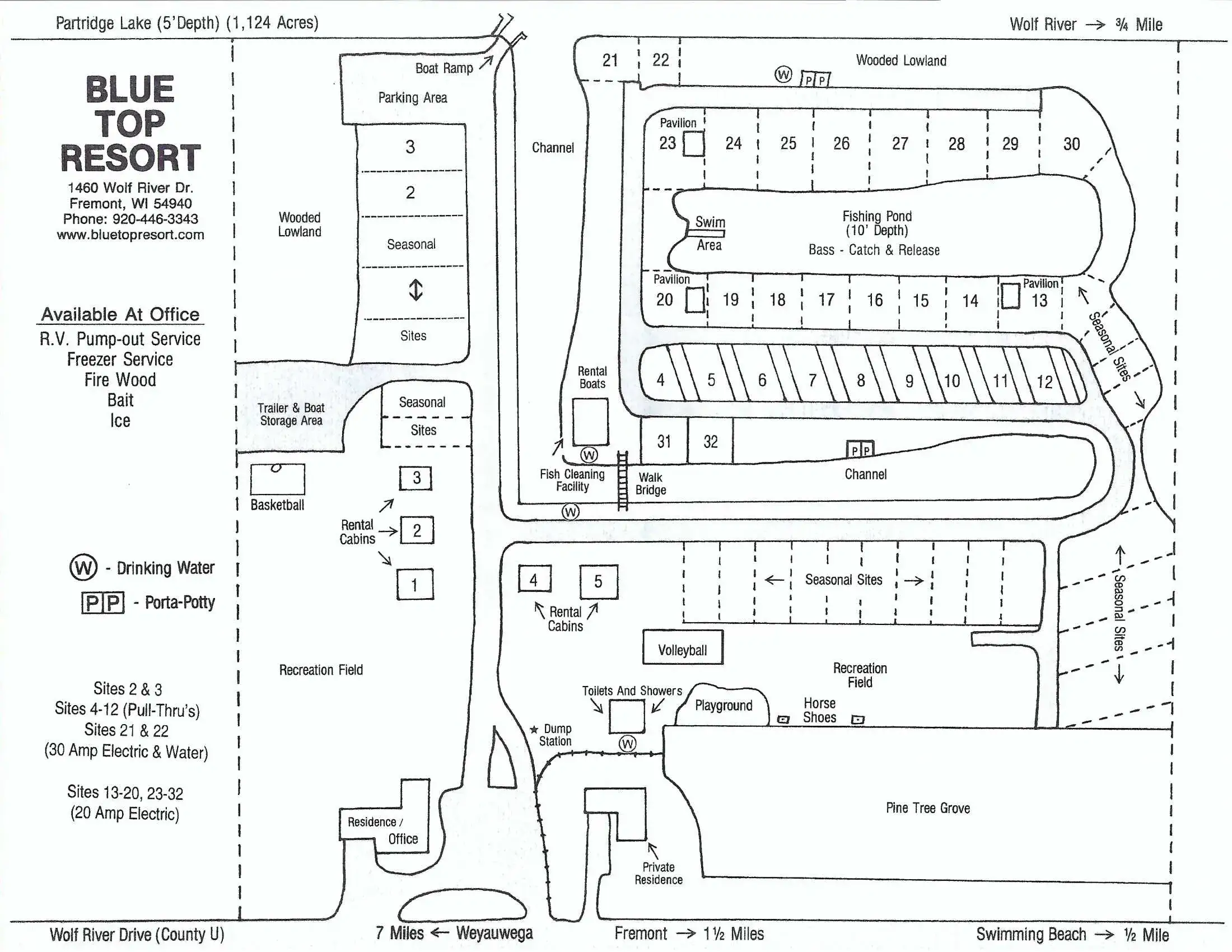 Camper-submitted photo at Blue Top Resort & Campground near Nelsonville, WI