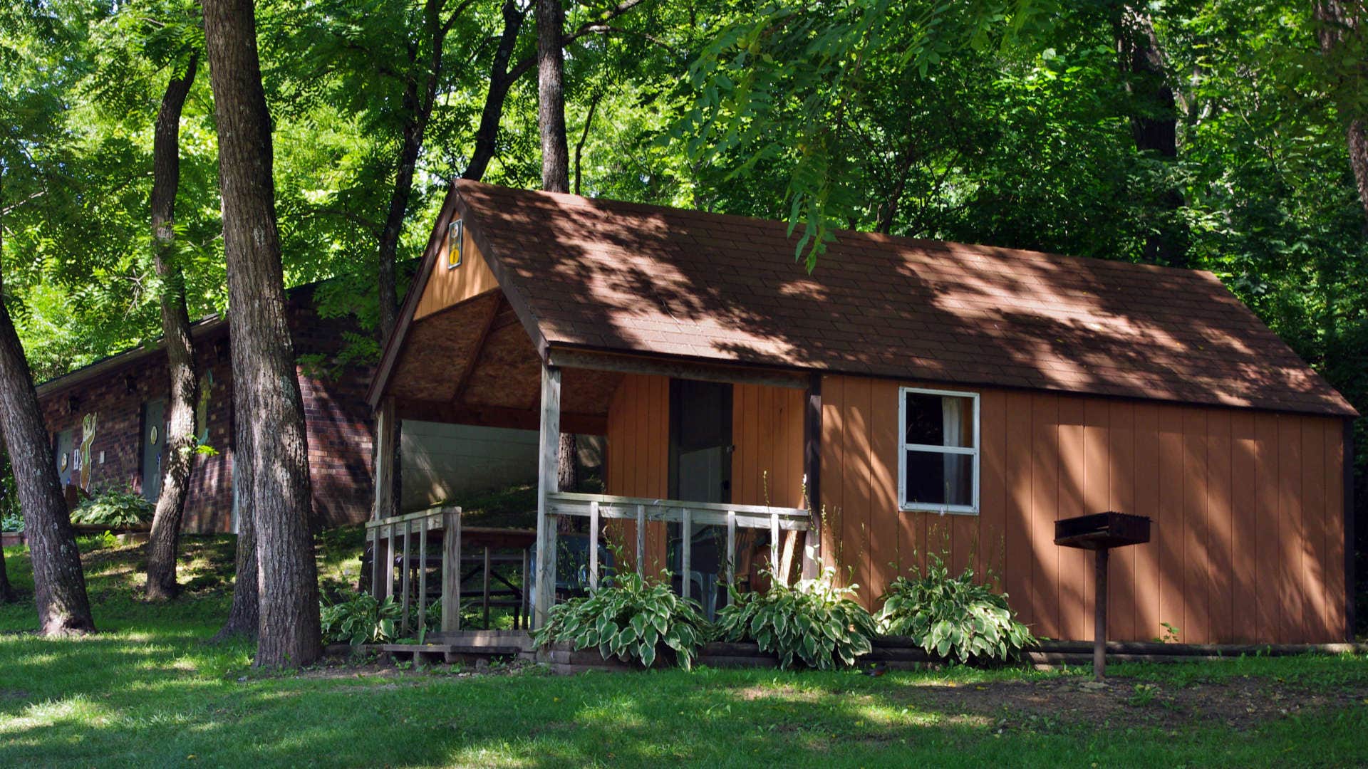 Saraj B.'s photo of a cabin at Boulder Creek Campground near Fennimore, WI
