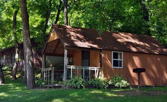 Saraj B.'s photo of a cabin at Boulder Creek Campground near Elkader, IA