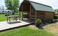 Saraj B.'s photo of a cabin at Breezy Hill Campground near Slinger, WI