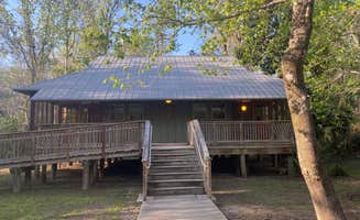 Kelly E.'s photo of glamping accommodations at Palmetto Island State Park Campground in Louisiana