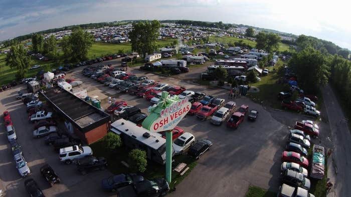 Camper-submitted photo at Osh Vegas Palms near Combined Locks, WI