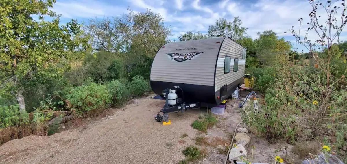Camper-submitted photo at May the Forest Be With You unique RV stay near Jonestown, TX