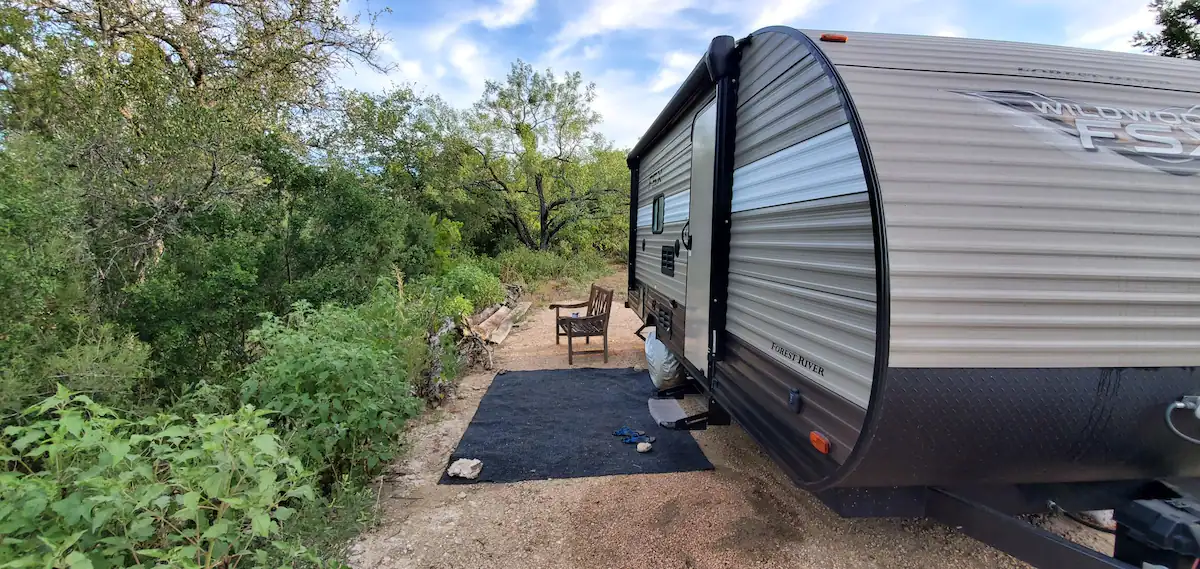 Camper-submitted photo at May the Forest Be With You unique RV stay near Jonestown, TX