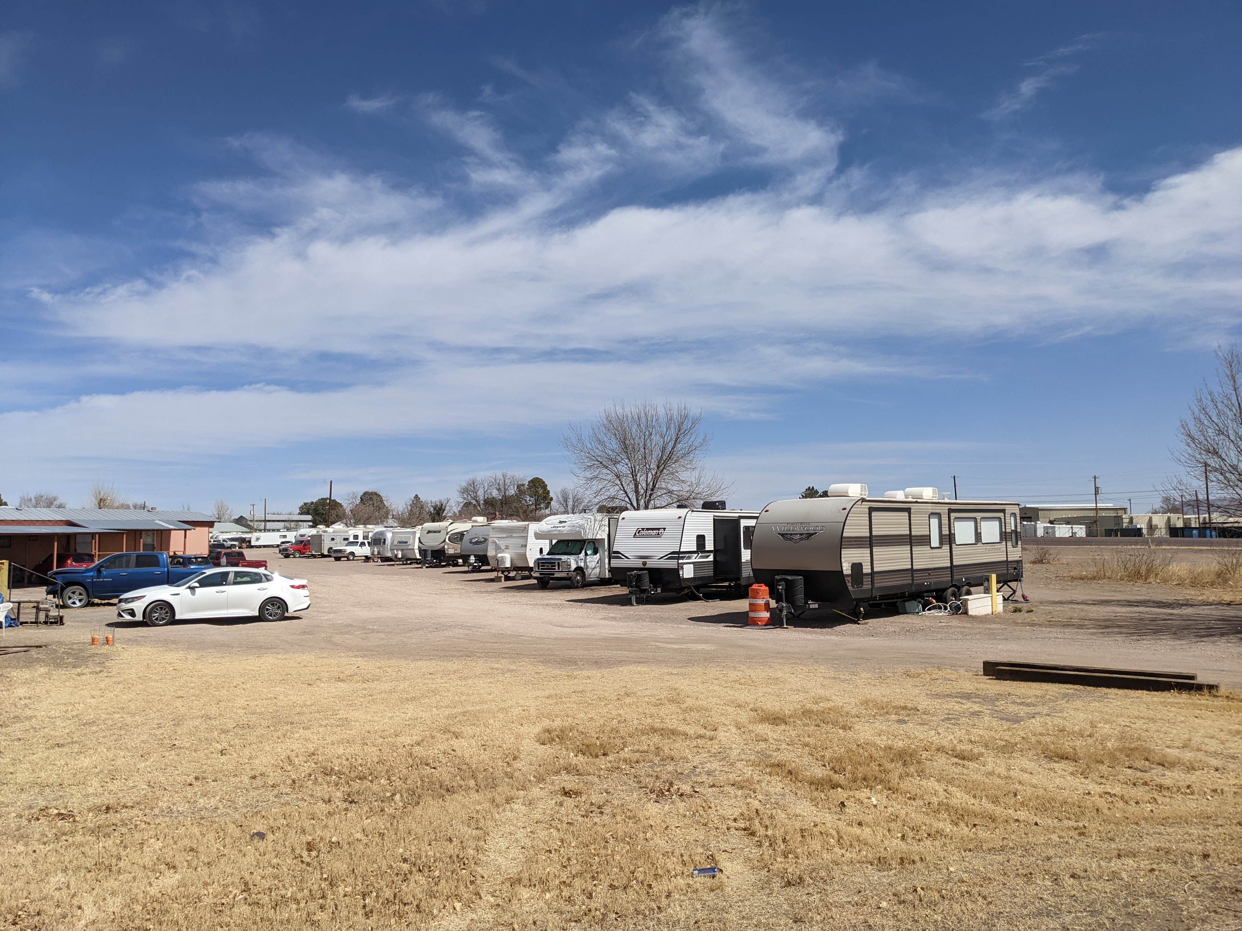 Laura M.'s photo of rv camping at Marfa Overnight Trailer Park near Alpine, TX