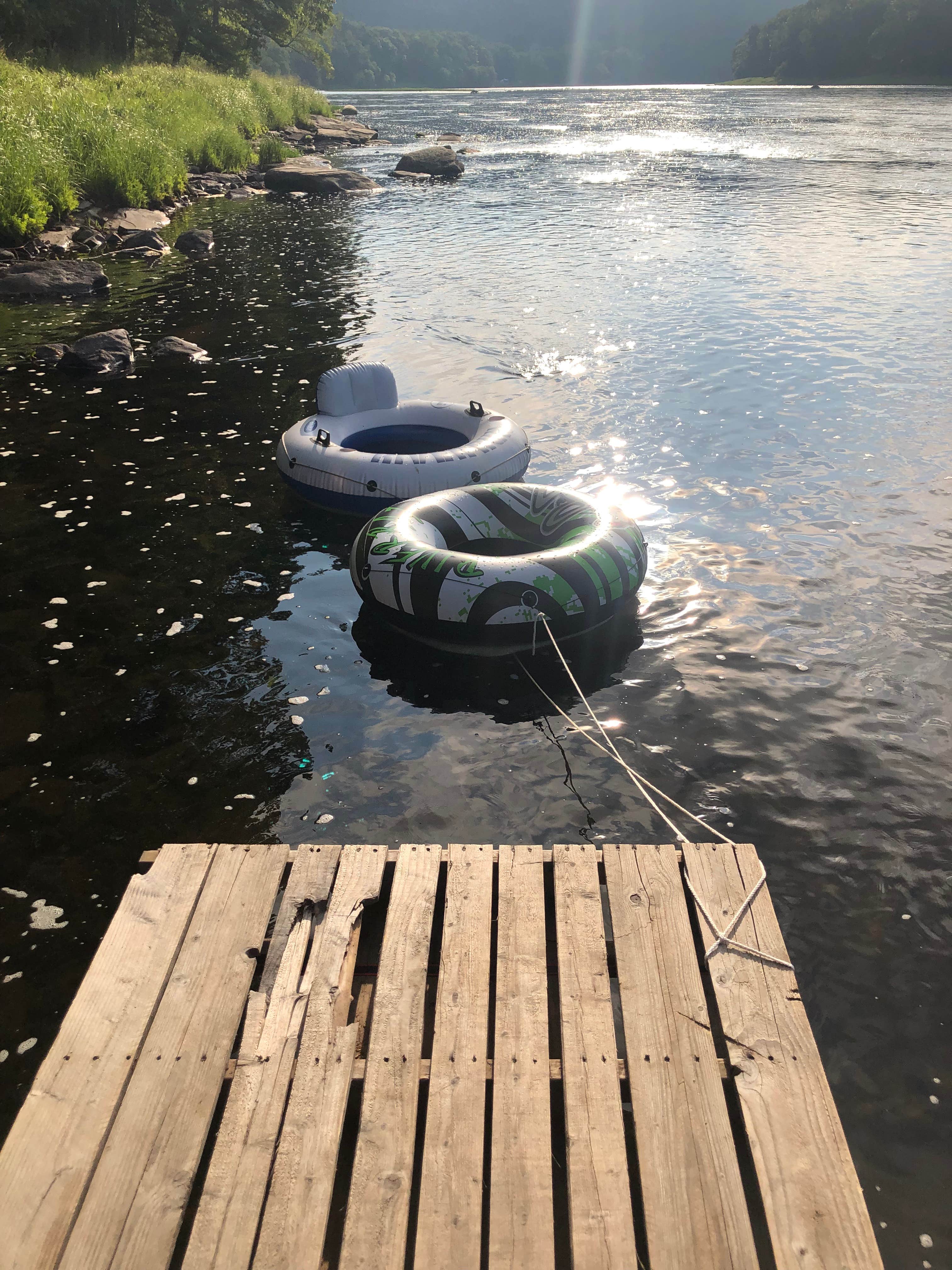 Camper-submitted photo at Slumberland at the River's Edge near Barryville, NY