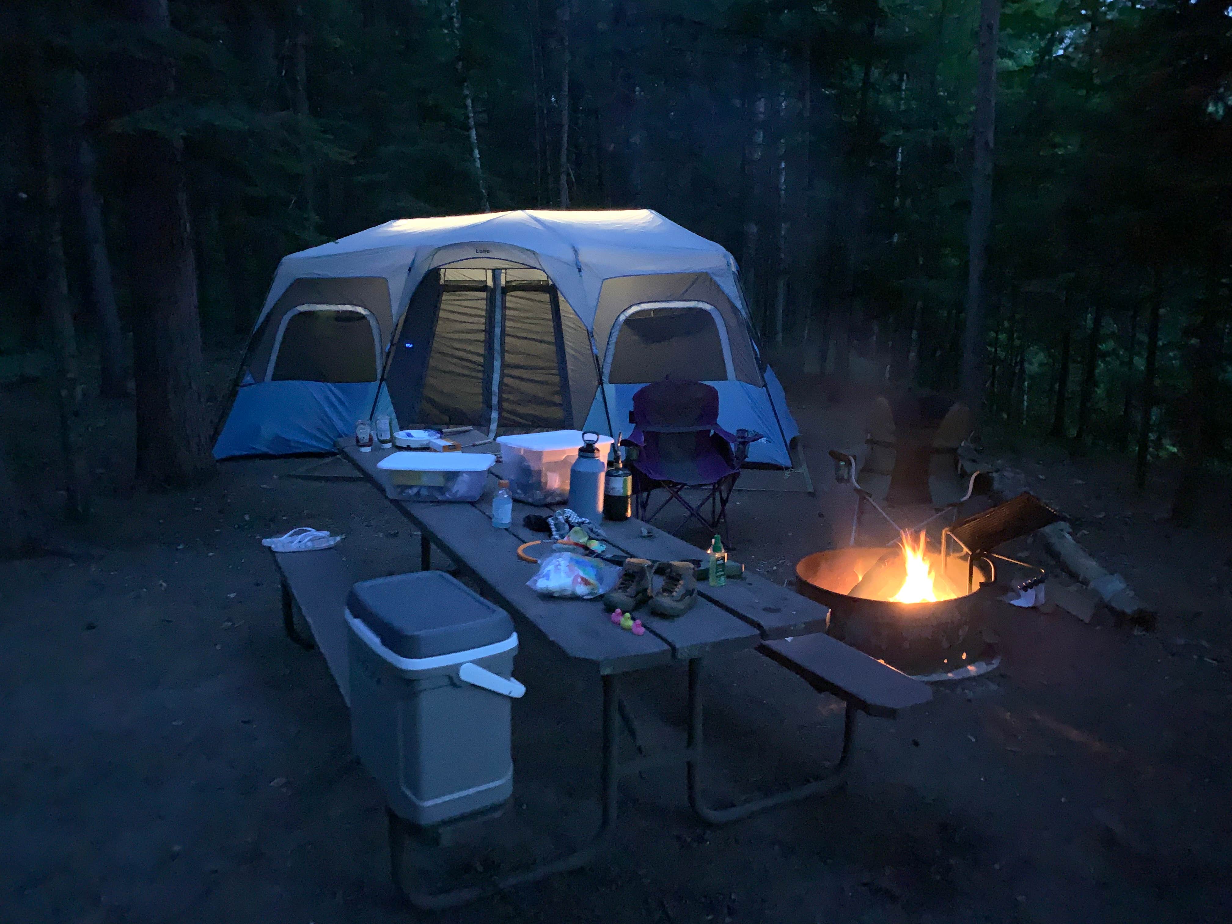 Camper-submitted photo at Boise Brule Campground — Brule River State Forest near Duluth, MN