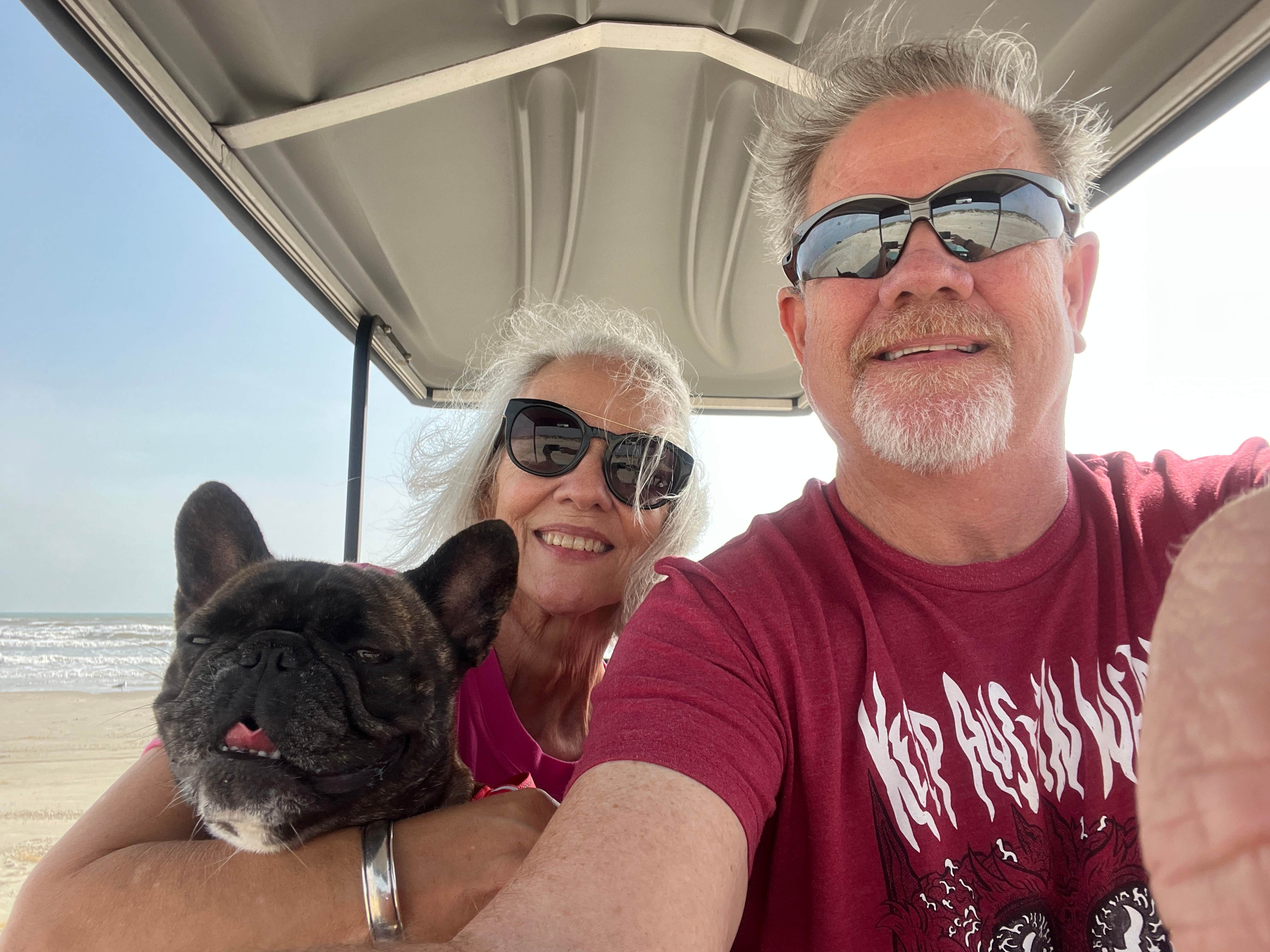Charles's photo of camping with pets at Gulf Waters RV Resort near Padre Island National Seashore