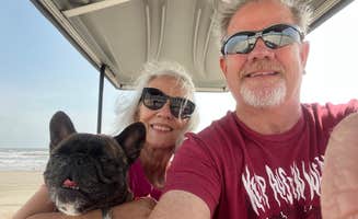Charles's photo of camping with pets at Gulf Waters RV Resort near Padre Island National Seashore