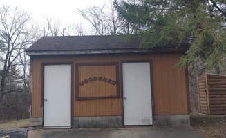 James M.'s photo of glamping accommodations at Woodside Campground, Scott County Park Iowa in Iowa