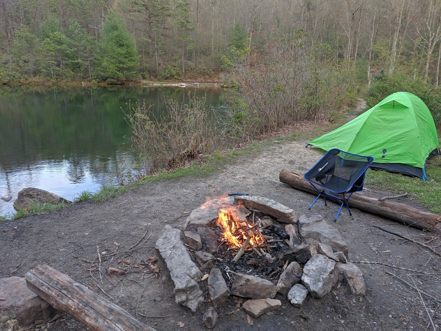 Camper submitted image from Emerald Pond Primitive Campground - 1