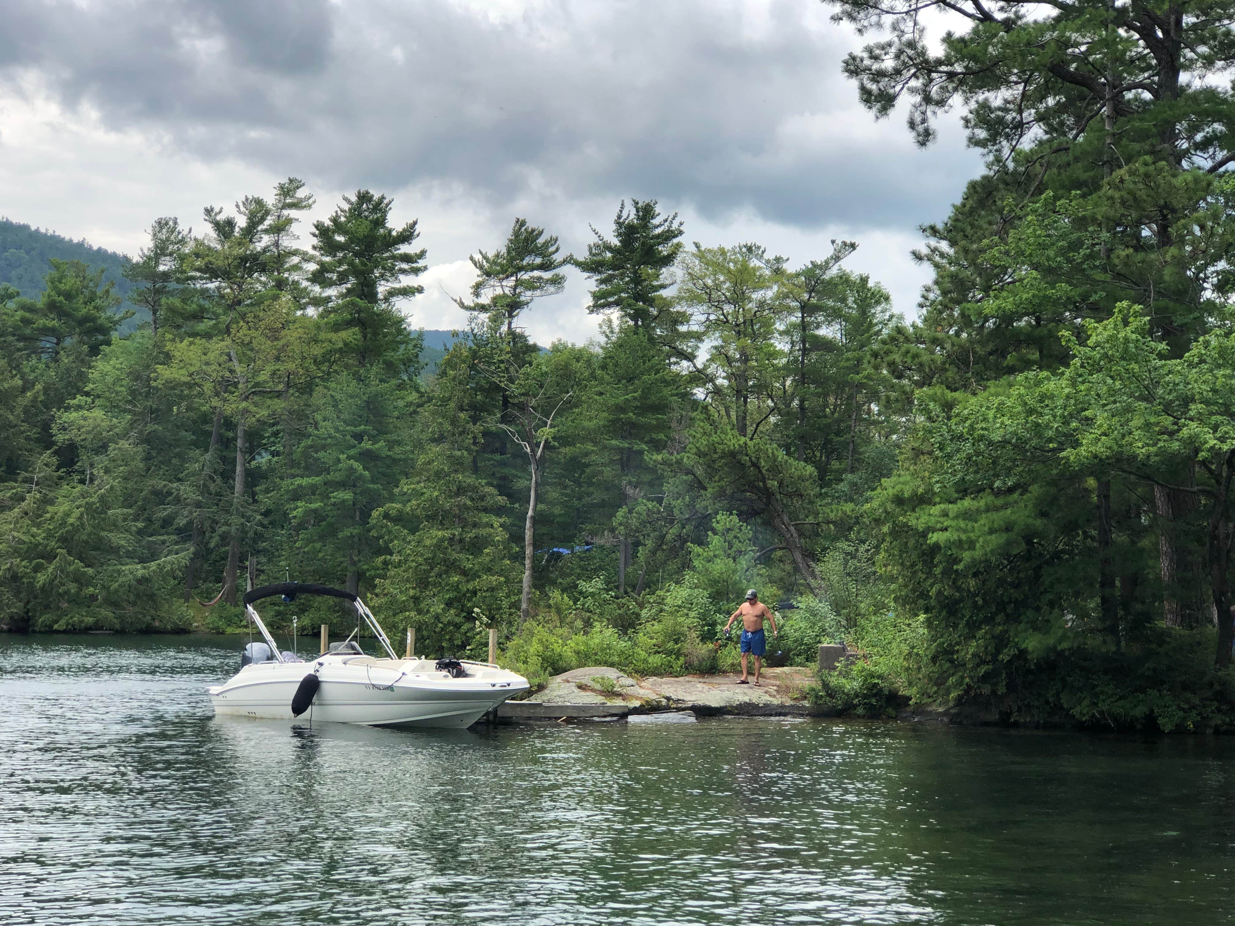 Camper-submitted photo at Narrow Island Group — Lake George Islands near Huletts Landing, NY
