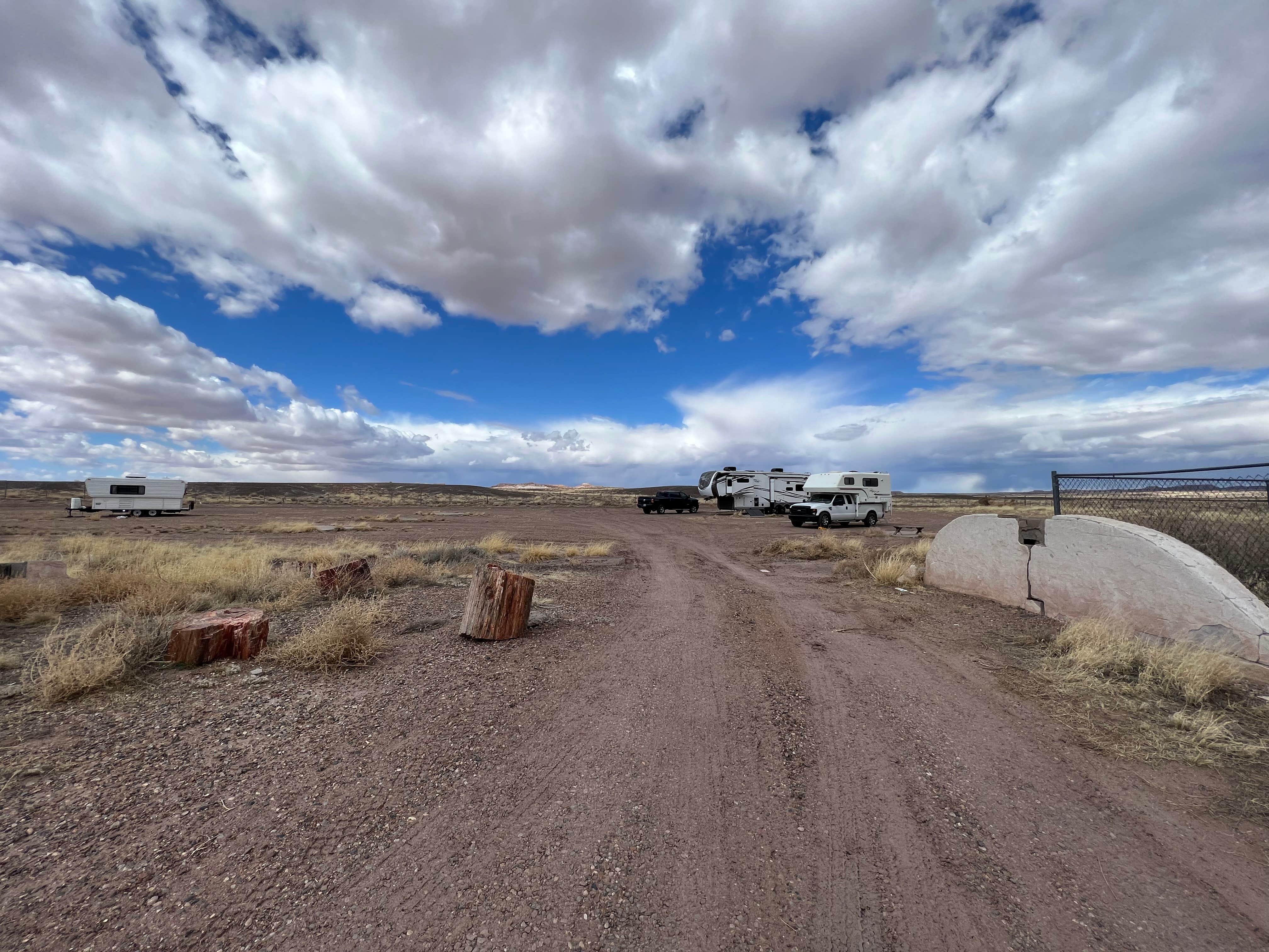 jennifer M.'s photo of a dispersed camping area at Crystal Forest Museum and Gifts near Vernon, AZ