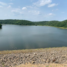 View from the dam