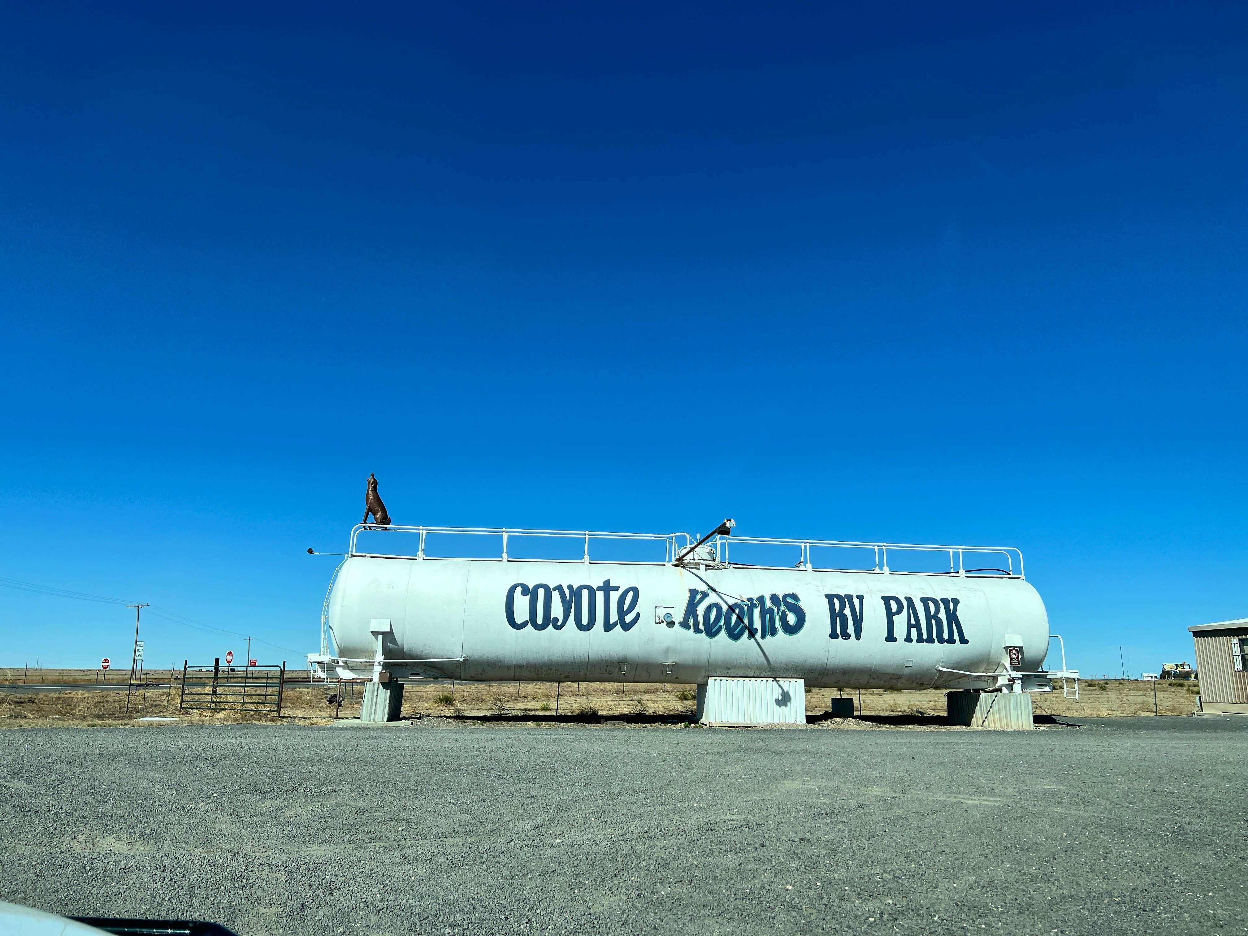 Camper-submitted photo at Coyote Keith’s RV Park near Boise City, OK