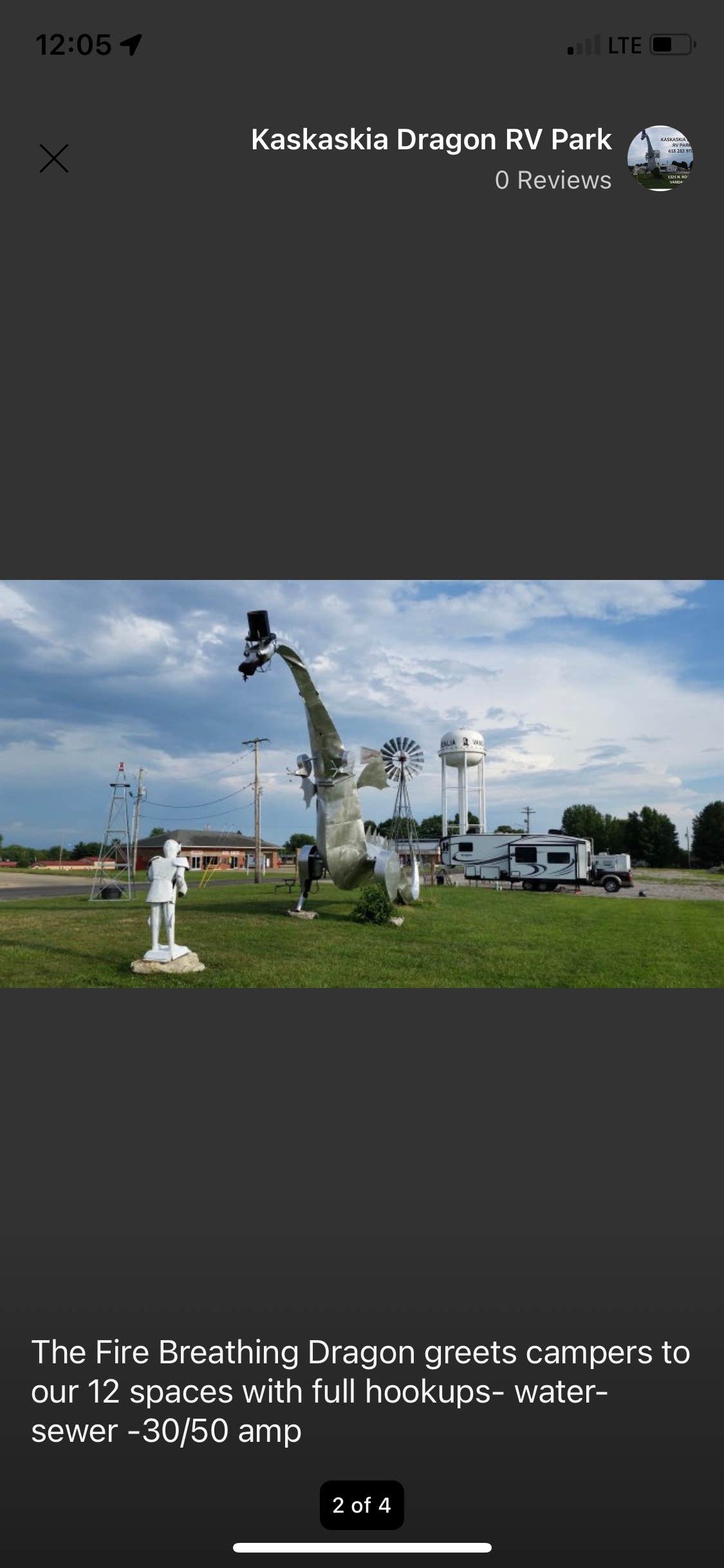 Camper submitted image from Kaskaskia Dragon RV Park - 1