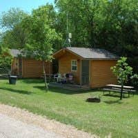 Steven N.'s photo of glamping accommodations at Chris' Campground near Beulah, WY