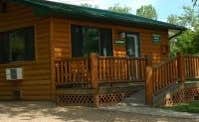 Steven N.'s photo of a cabin at Chris' Campground near Whitewood, SD