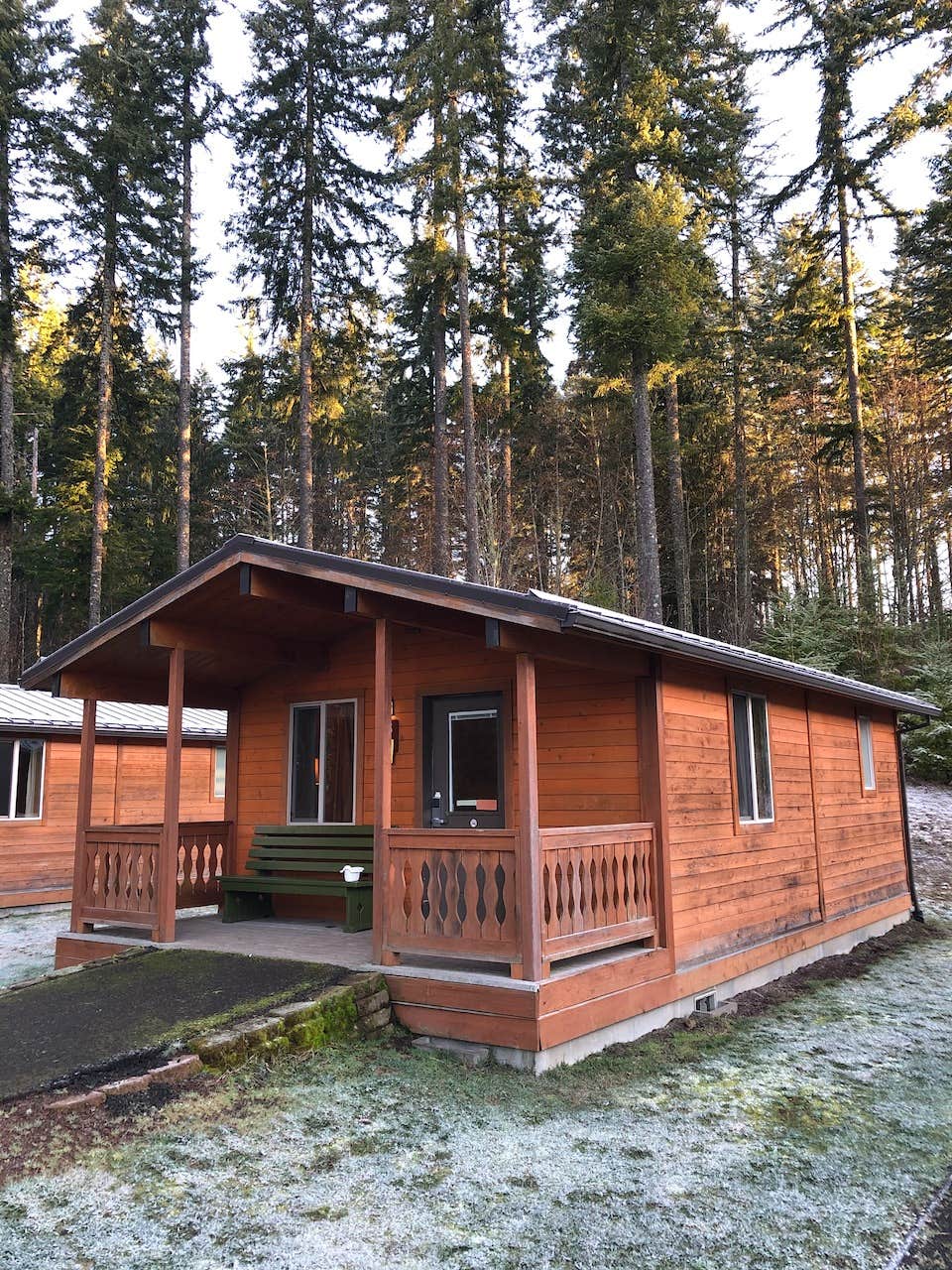 Jeff K.'s photo of a cabin at Mountaindale Cabin Village — L.L. Stub Stewart Memorial State Park near Donald, OR