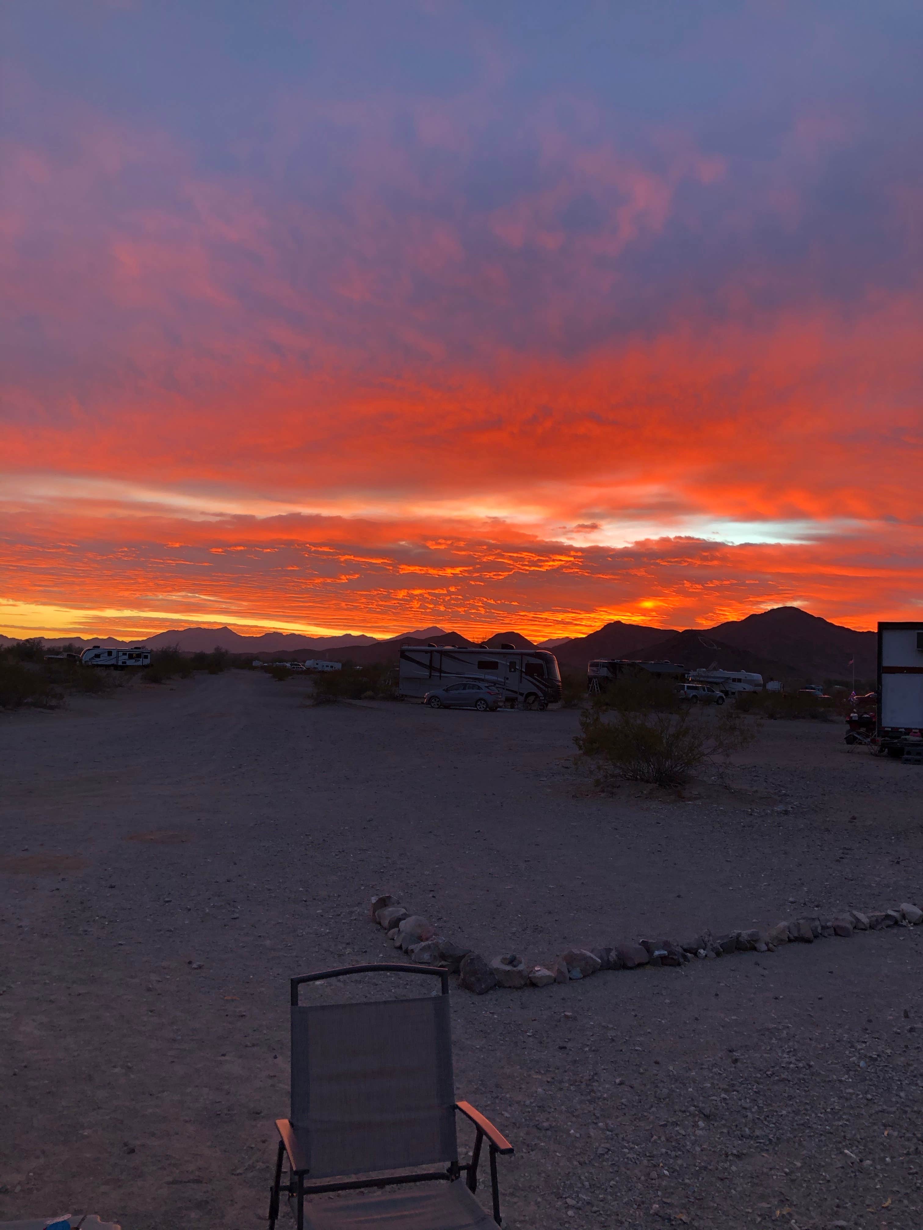 Jeff L.'s photo of a dispersed camping area at Quartzite - La Posa near Quartzsite, AZ