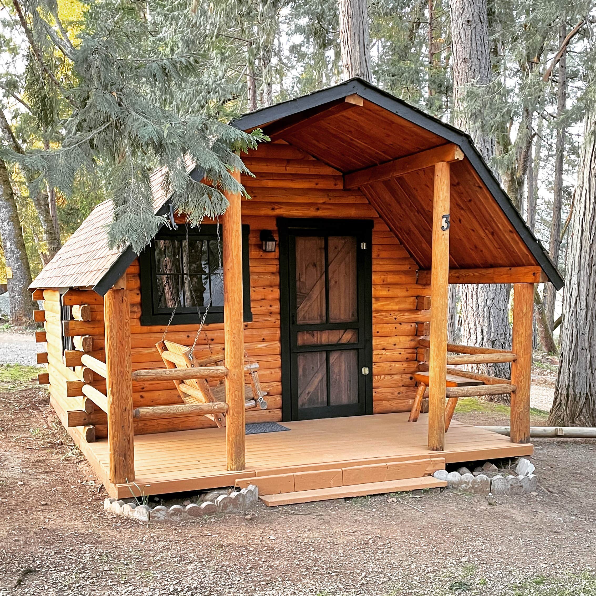 Sunny Valley C.'s photo of glamping accommodations at Sunny Valley Campground near White City, OR