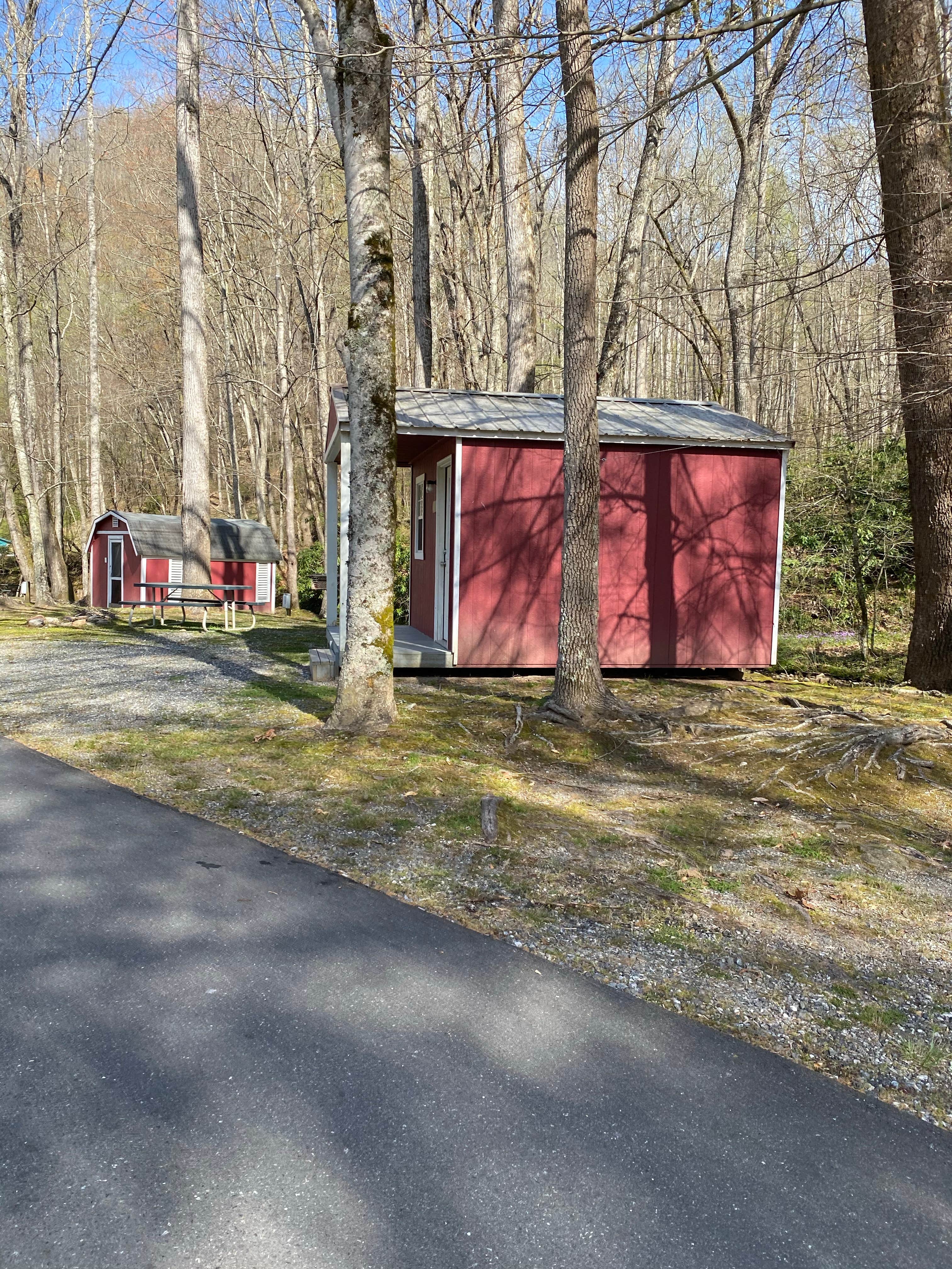 Ashley W.'s photo of a cabin at Happy Holiday RV Village near Balsam, NC