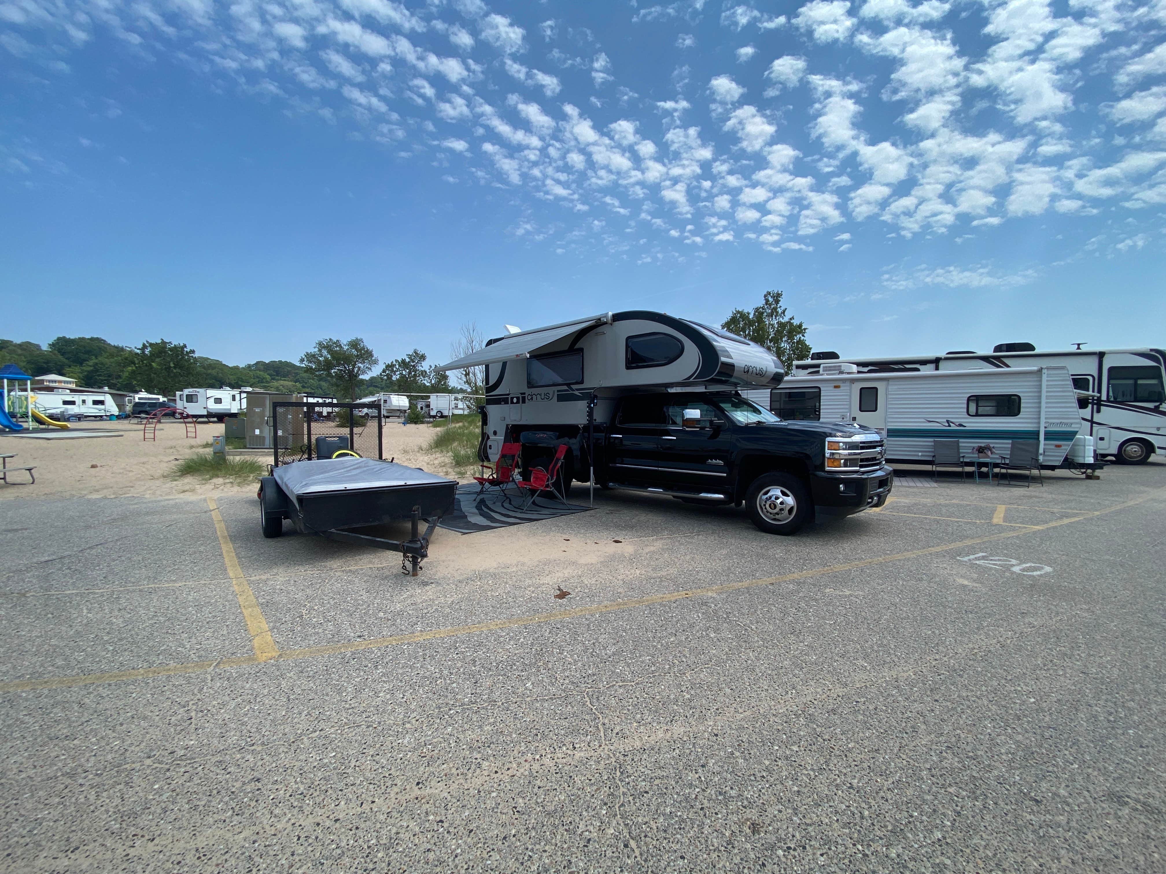 Tanner G.'s photo of rv camping at Grand Haven State Park Campground near Muskegon, MI