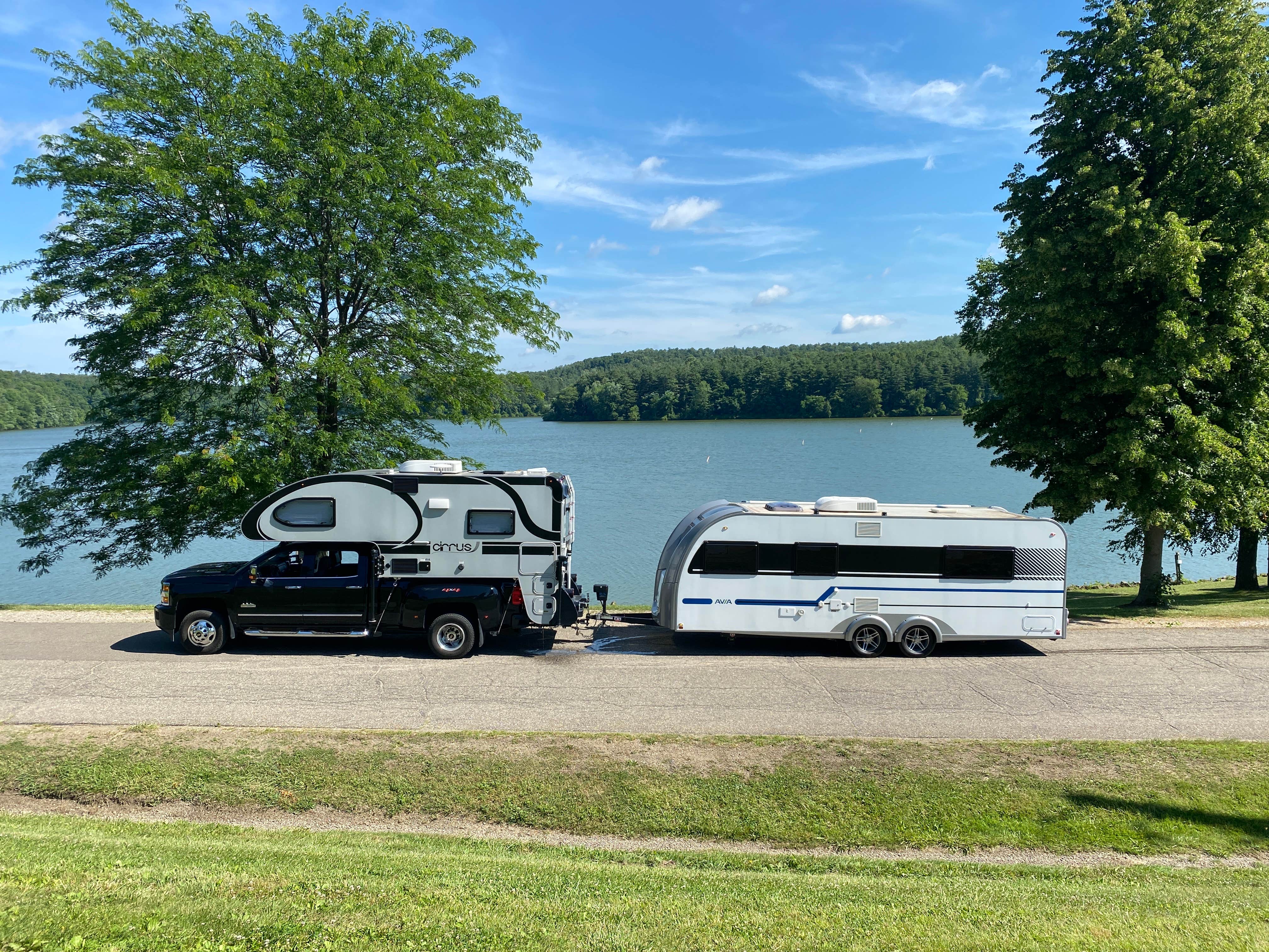 Tanner G.'s photo of rv camping at Clendening Lake Marina & Campground near Valley View, OH