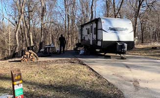 Jessica B.'s photo of rv camping at Dr. Edmund A. Babler Memorial State Park Campground near Arnold, MO