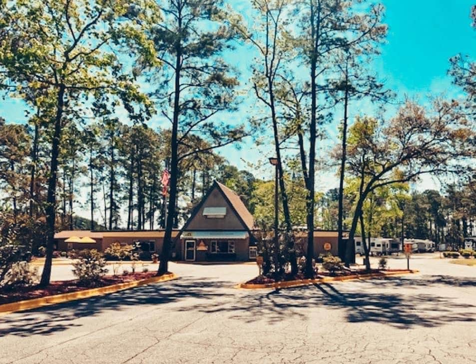 Jessica B.'s photo of glamping accommodations at Savannah South KOA near Hardeeville, SC